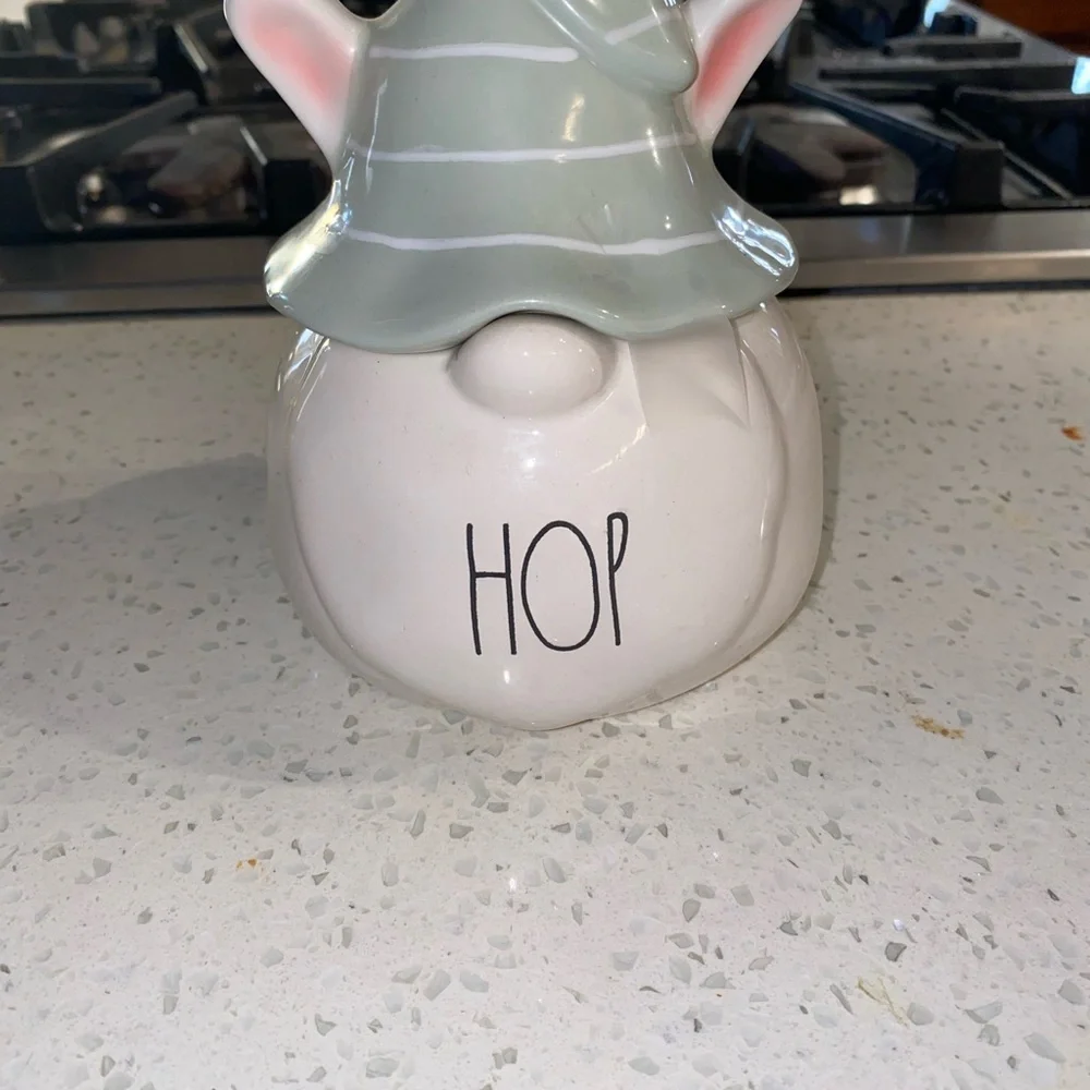 Easter Bunny Ceramic Jar/Candle - Picture 1 of 5